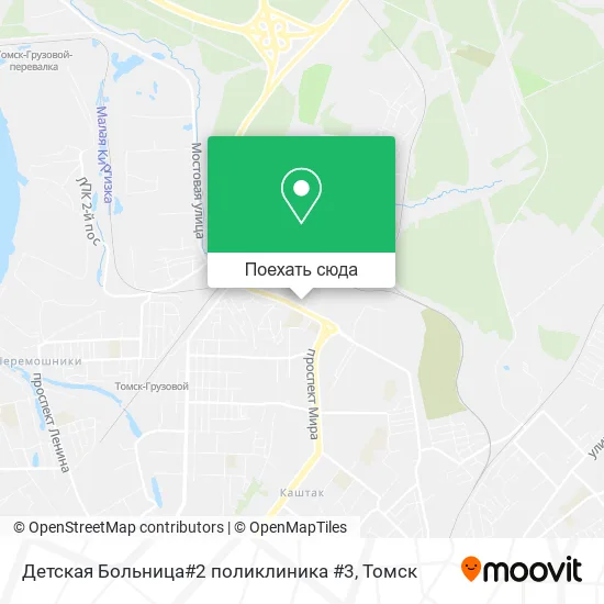 Карта Детская Больница#2 поликлиника #3