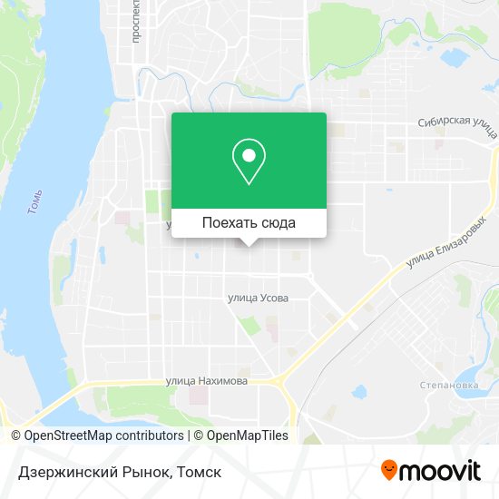 Карта Дзержинский Рынок