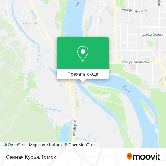 Карта Сенная Курья