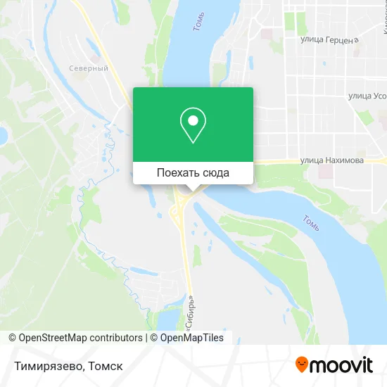 Карта Тимирязево