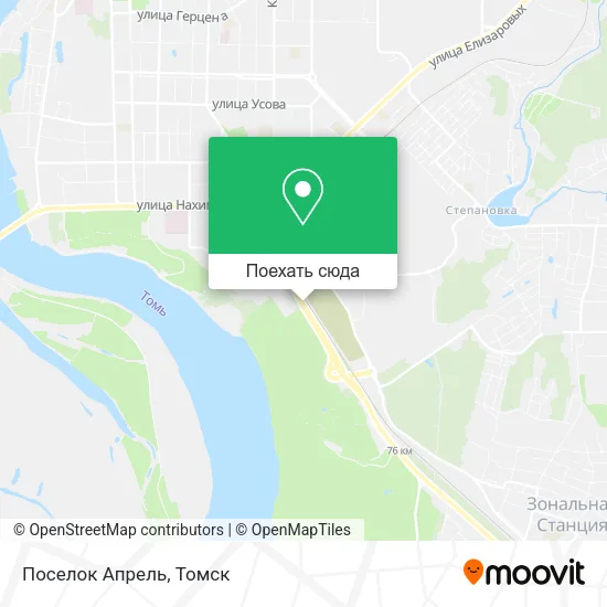 Карта Поселок Апрель