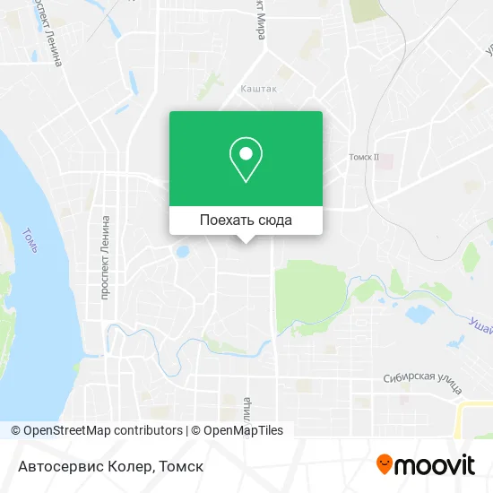 Карта Автосервис  Колер