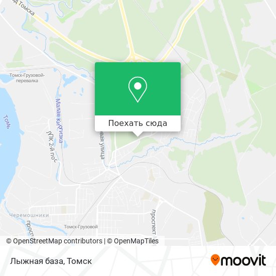 Карта Лыжная база