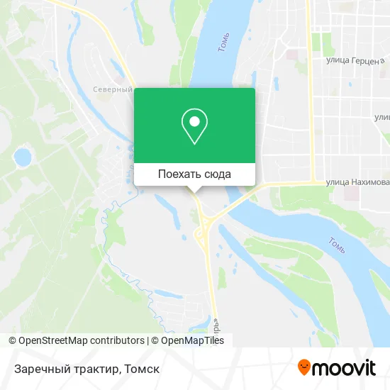 Карта Заречный трактир