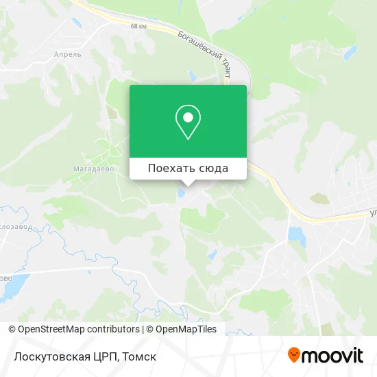 Карта Лоскутовская ЦРП