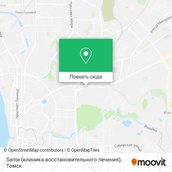 Карта Sante (клиника восстановительного лечения)