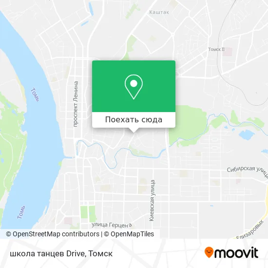 Карта школа танцев  Drive
