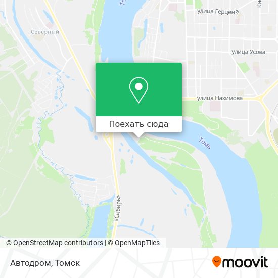 Карта Автодром