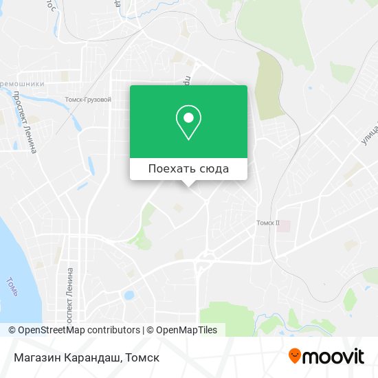 Карта карандаш томск