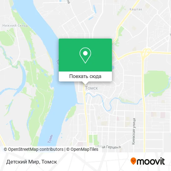 Карта Детский Мир