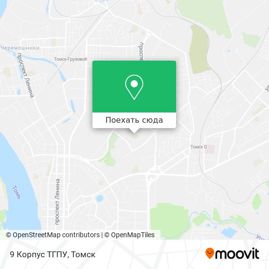 Карта 9 Корпус ТГПУ