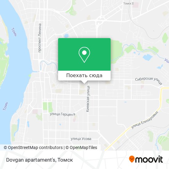 Карта Dovgan apartament's
