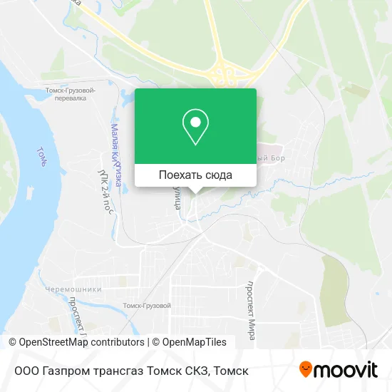 Карта ООО   Газпром трансгаз Томск  СКЗ