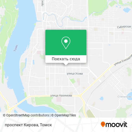 Карта проспект Кирова