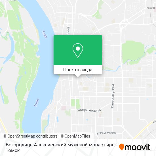 Карта Богородице-Алексиевский мужской монастырь
