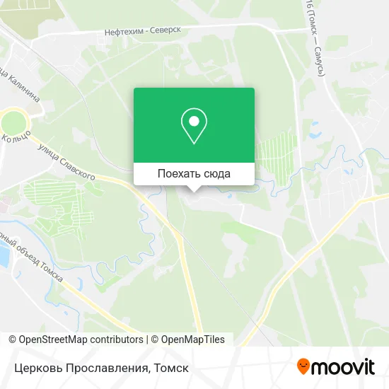 Карта Церковь Прославления