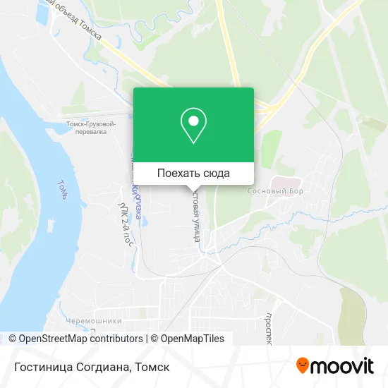 Карта Гостиница Согдиана