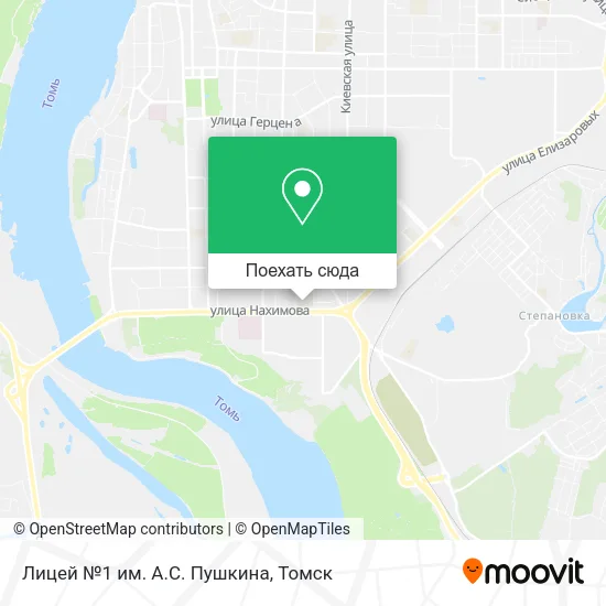 Карта Лицей №1 им. А.С. Пушкина