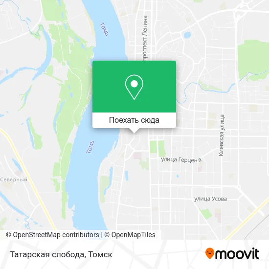 Карта Татарская слобода