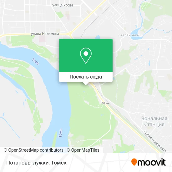 Карта Потаповы лужки