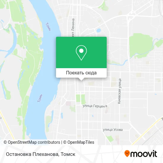 Карта Остановка Плеханова