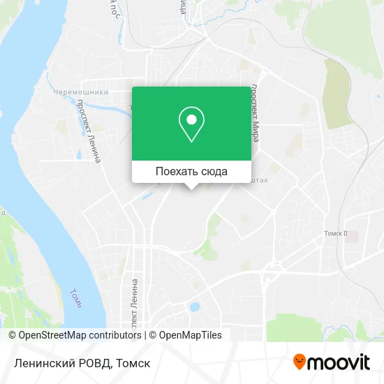 Карта Ленинский РОВД