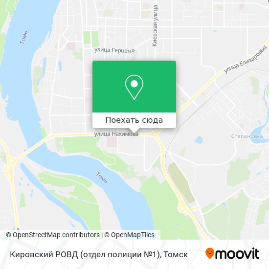 Карта Кировский РОВД (отдел полиции №1)