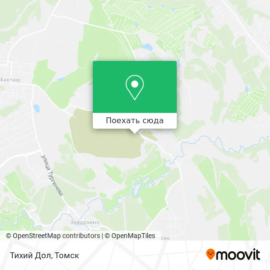 Карта Тихий Дол