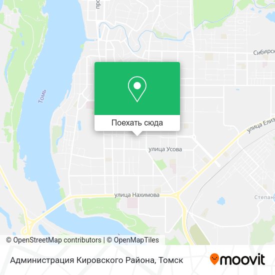 Карта Администрация Кировского Района