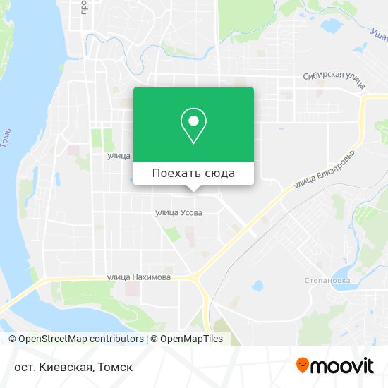 Карта ост. Киевская