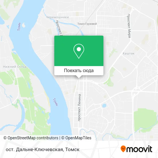 Карта ост. Дальне-Ключевская