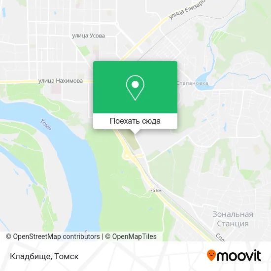 Карта Кладбище