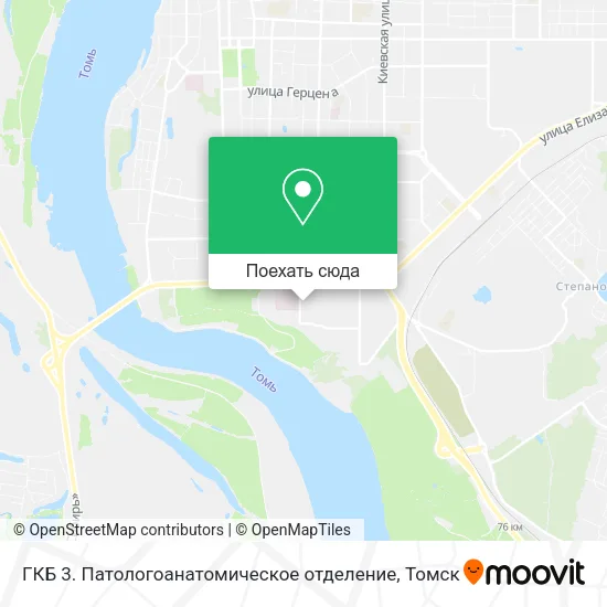 Карта ГКБ 3. Патологоанатомическое отделение