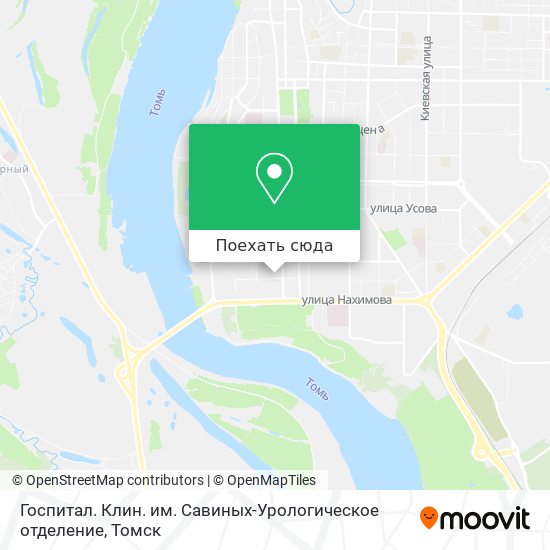 Карта Госпитал. Клин. им. Савиных-Урологическое отделение