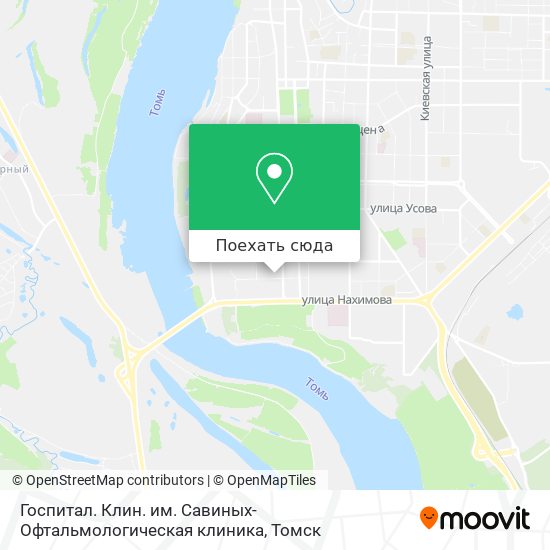 Карта Госпитал. Клин. им. Савиных-Офтальмологическая клиника