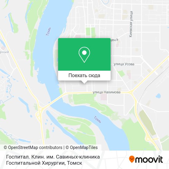 Карта Госпитал. Клин. им. Савиных-клиника Госпитальной Хирургии