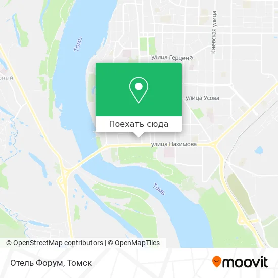 Карта Отель Форум