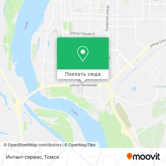 Карта Интант-сервис