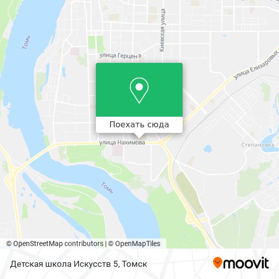 Карта Детская школа Искусств 5