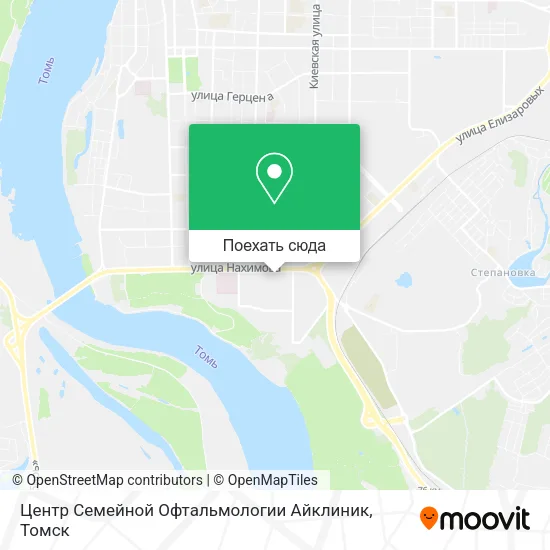 Карта Центр Семейной Офтальмологии Айклиник