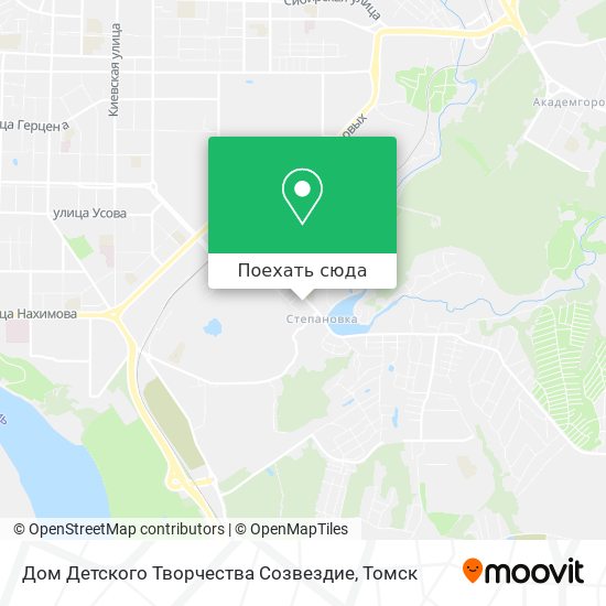 Карта Дом Детского Творчества Созвездие