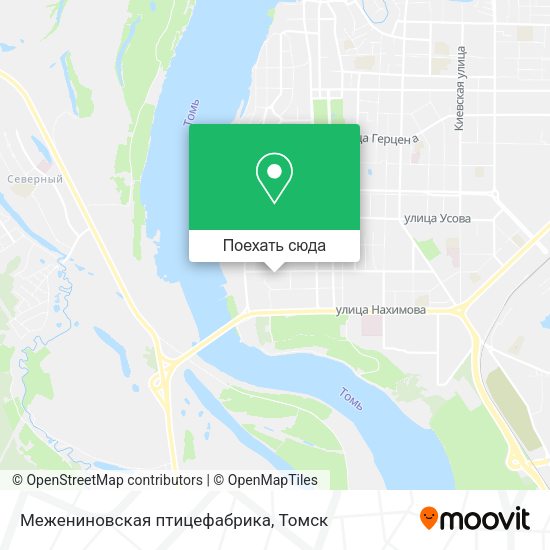 Карта Межениновская птицефабрика