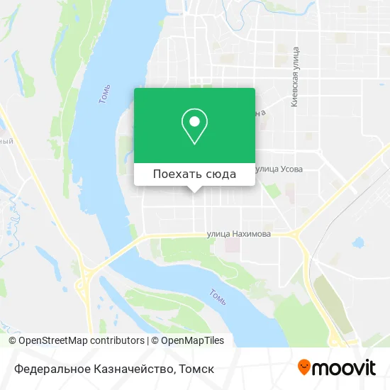 Карта Федеральное Казначейство