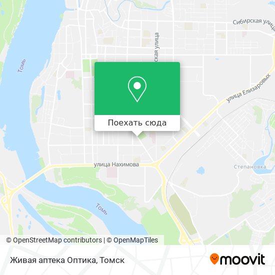 Карта Живая аптека Оптика