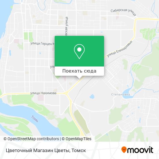 Карта Цветочный Магазин Цветы