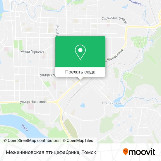 Карта Межениновская птицефабрика