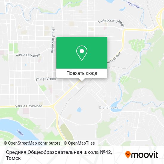 Карта Средняя Общеобразовательная школа №42