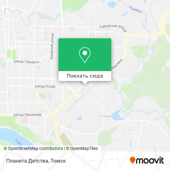 Карта Планета Детства