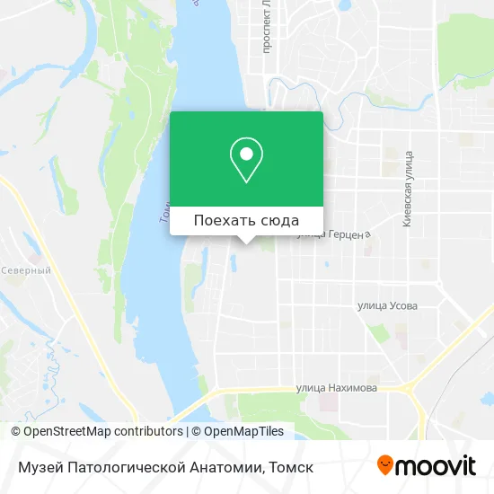 Карта Музей Патологической Анатомии