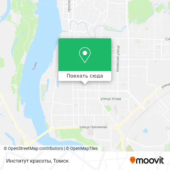 Карта Институт красоты